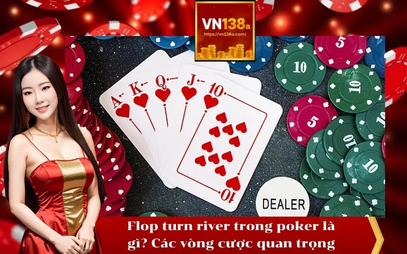Flop turn river trong poker là gì Các vòng cược quan trọng