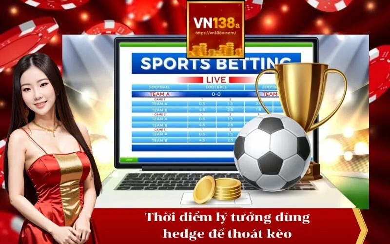 Thời điểm lý tưởng dùng hedge để thoát kèo